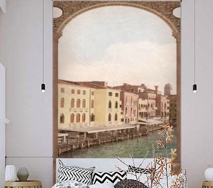 картинка 3D Фотообои «Венецианский канал 1» | интернет-магазин фотообоев ARTDECO
