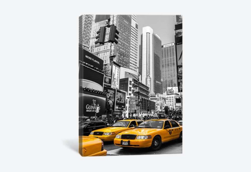 картинка 5D картина «Такси Нью-Йорка. Арт 1» | интернет-магазин фотообоев ARTDECO
