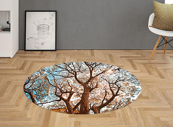 3D Ковер «Ветви осеннего дерева»