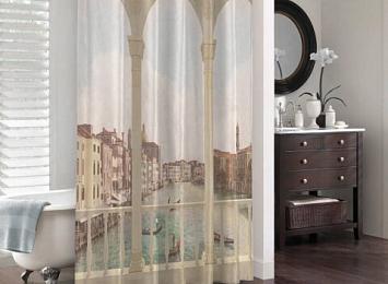 Занавеска для ванной «Балкон в Венеции»