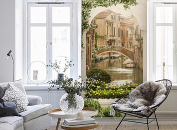 3D Фотообои «Венецианский дворик 1»