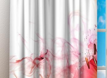 Фотошторы «Лилия в огненной дымке»