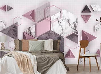 3D Фотообои «Волшебная геометрия»