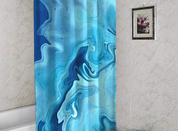3D штора для ванны «Морская фантазия»