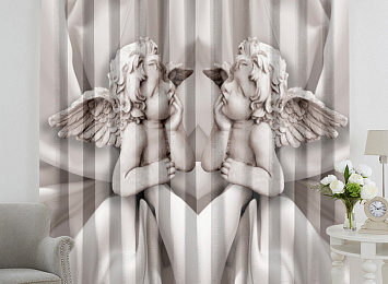 Фотошторы «Задумчивые ангелочки»