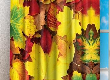 Фотошторы «Разноцветная листва»