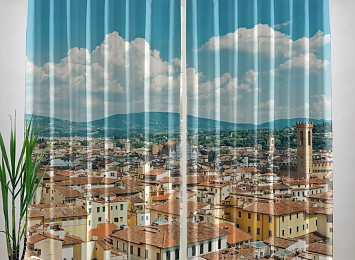 Фотошторы «Крыши домов Италии»