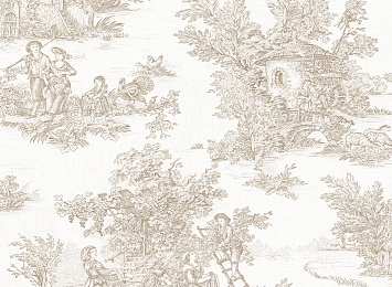 35625 Обои Marburg (Gloockler Pompoos Provence) (1*12) 10,05x0,53 винил на флизелине