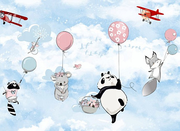 3D Фотообои «Веселый перелет» — стиль и качество для вашего интерьера