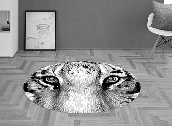 3D Ковер «Взгляд тигра»