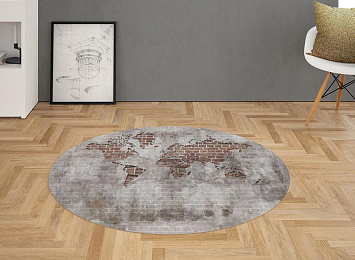 3D Ковер «Карта в стене»