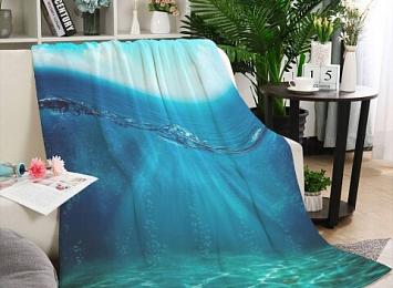 Тёплый плед «Морской пейзаж»