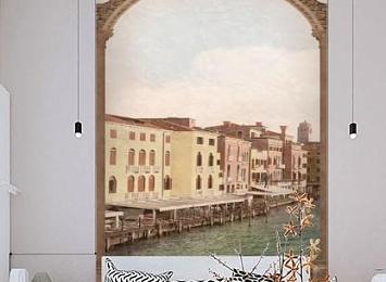 3D Фотообои «Венецианский канал 1»