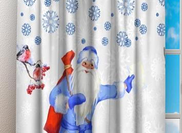 Фотошторы «Дед Мороз и Снегурочка»