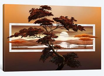 5D картина «Саванна на закате»
