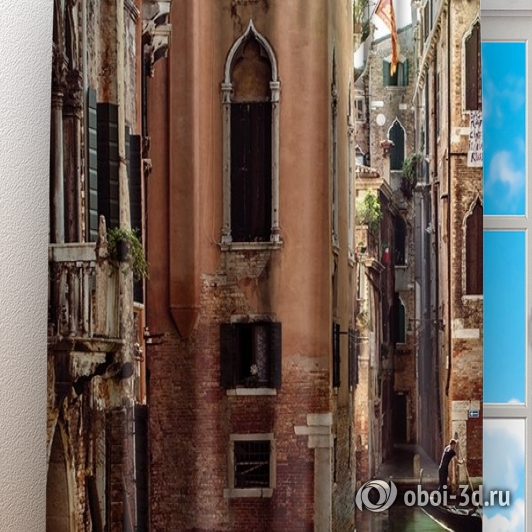картинка Фотошторы «Канал в Венеции» | интернет-магазин фотообоев ARTDECO