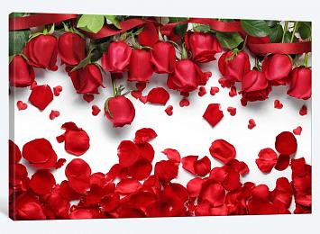 5D картина «Лепестки алых роз»