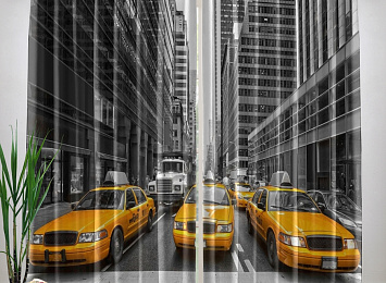 Фотошторы «Такси Нью-Йорка»